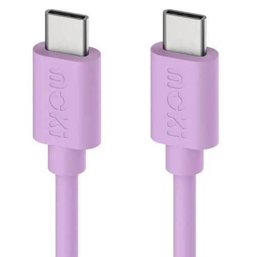 Moki USB-C to USB-C SynCharge Cable 1 Metre Soft Pink